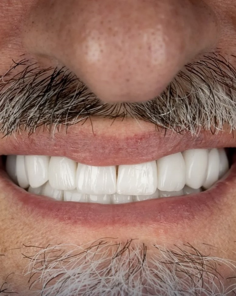 Dental professional at work